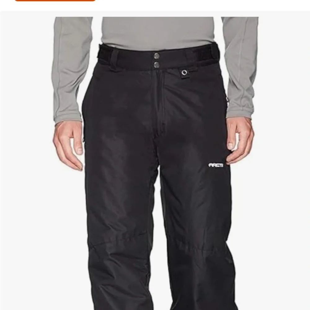 💁‍♀️💁‍♂️UNISEX EvoShield Men's Black Cargo Snow Pants - Picture 6 of 8